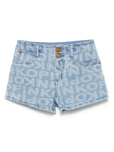 Pinko Kids logo-print shorts