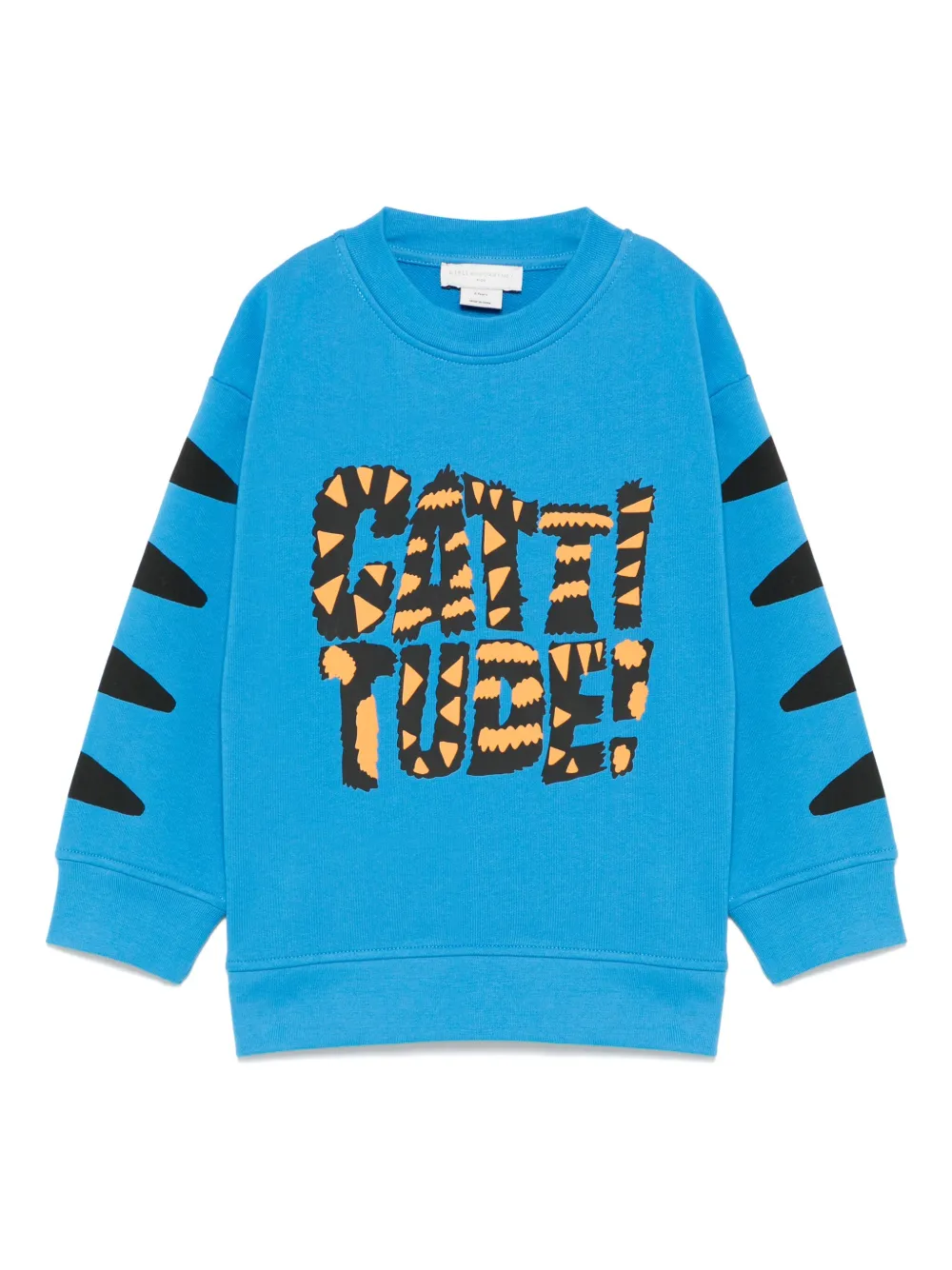 Stella McCartney Kids Sweater met grafische print Blauw