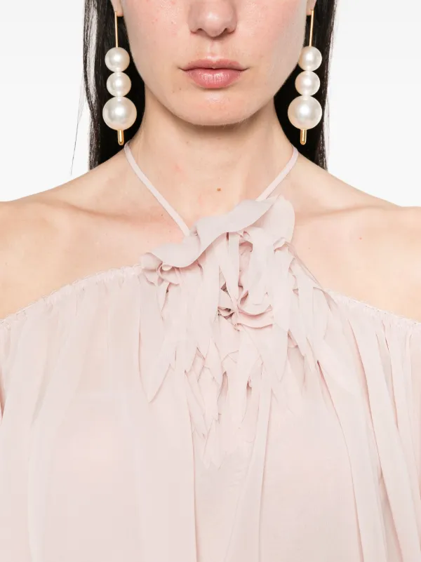 ワンピース BLUMARINE PINK MIDI DRESS Blumarine - Pink Midi Dress – Best Dressed