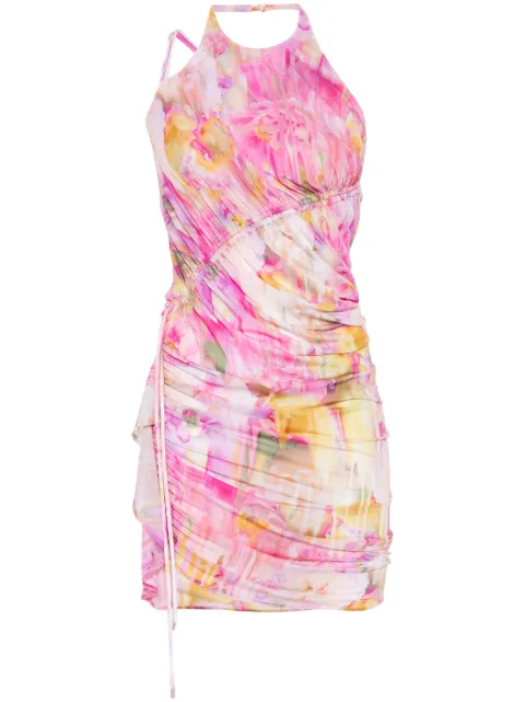 Blumarine floral-print mini dress