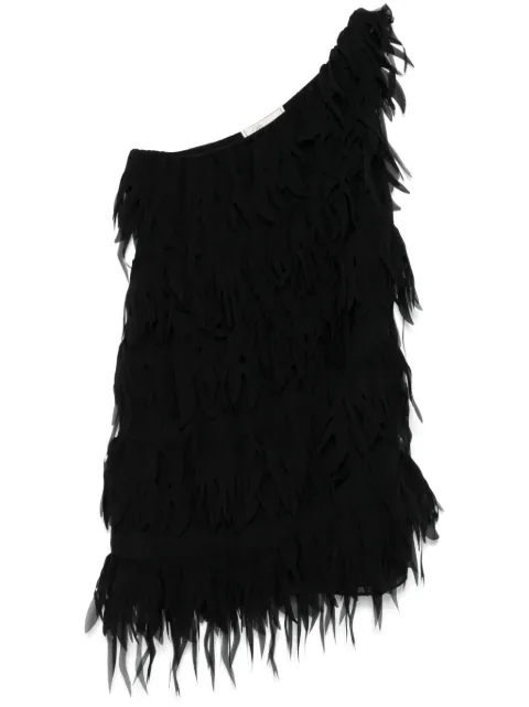 Blumarine vestido corto de georgette