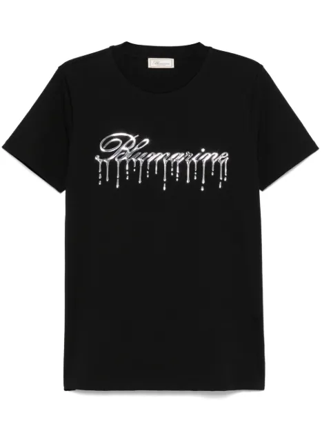 Blumarine playera con logo en relieve