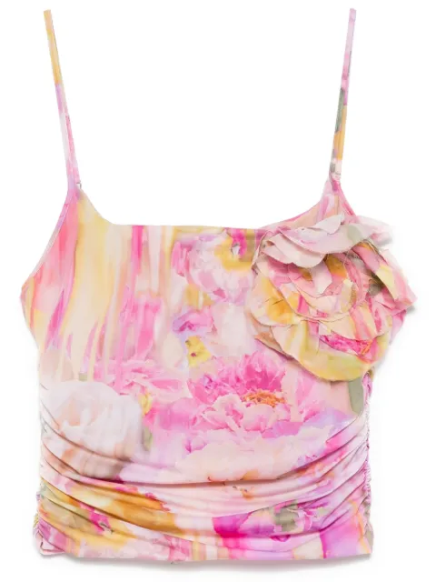 Blumarine floral-print top
