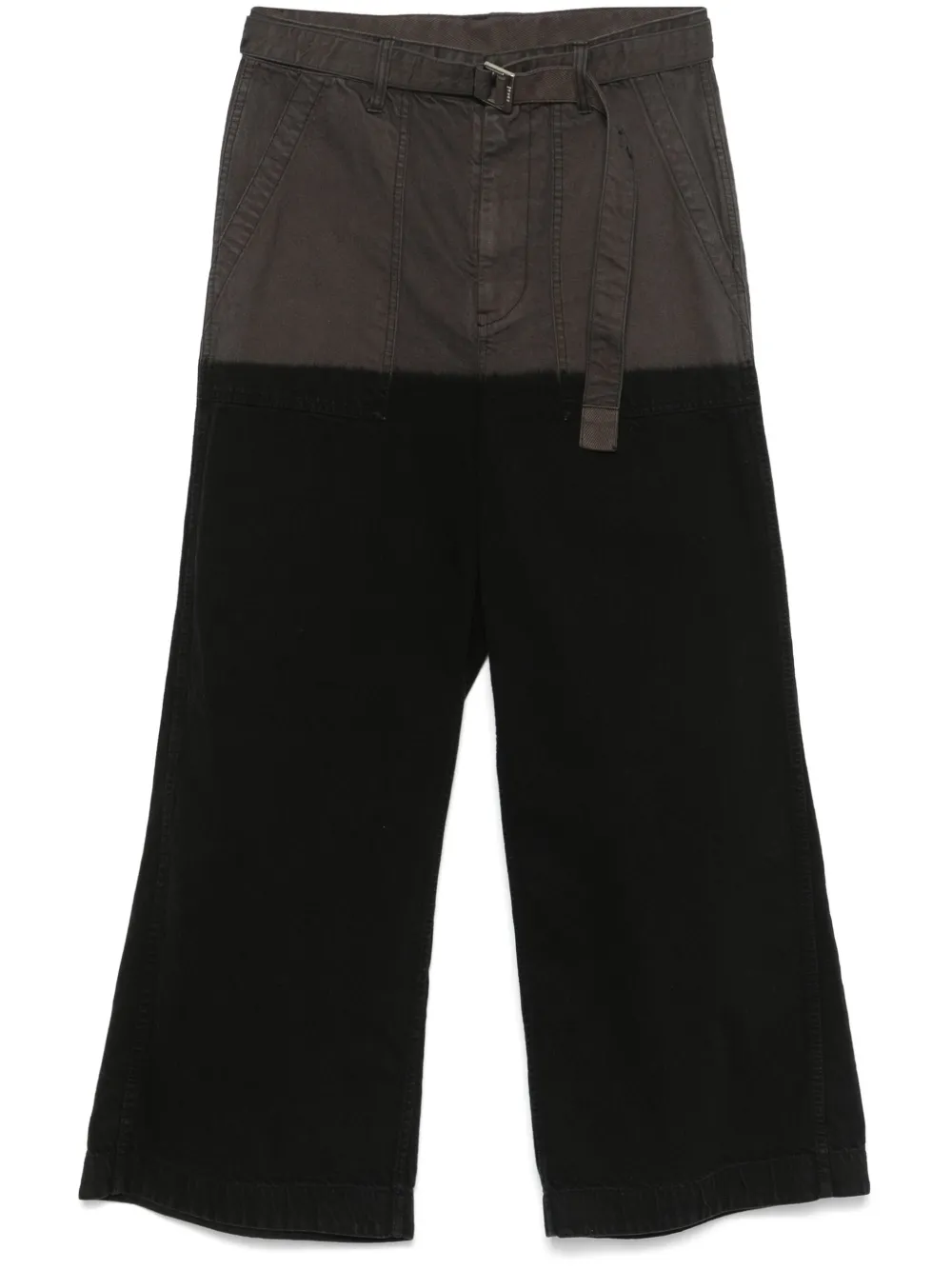 sacai belted trousers | Grey | Image 1