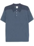 Paul Smith ribbed-knit polo shirt - Blue