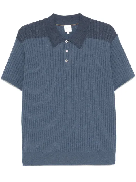Paul Smith ribbed-knit polo shirt 
