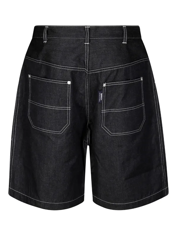 ゆ*ー様 コムデギャルソンオム デニム ショーツ 25SS Comme Des Garçons Homme デニムショーツ | ブルー | FARFETCH JP