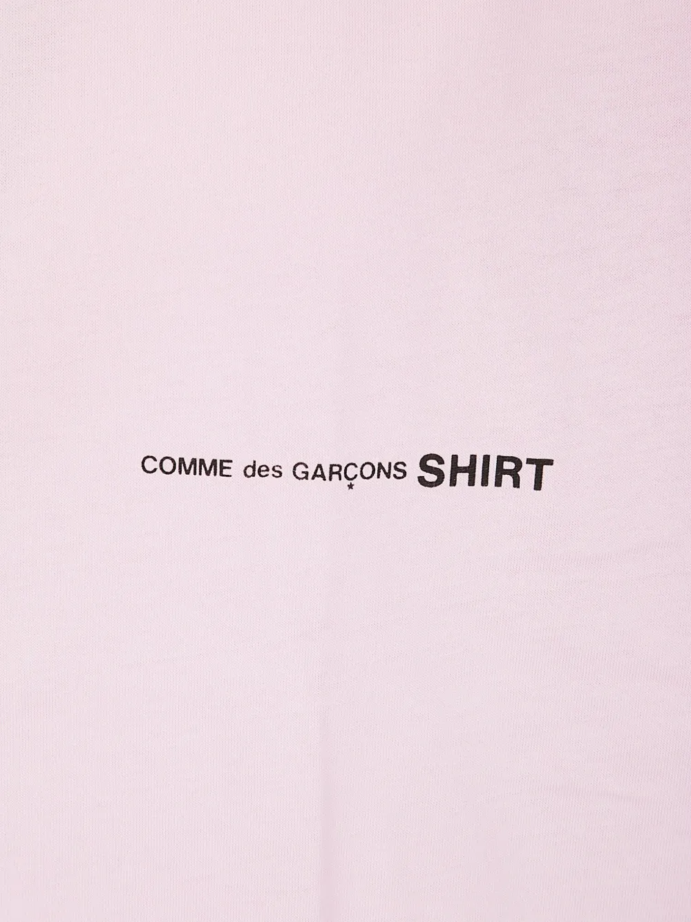 Comme Des Garçons Shirt Katoenen T-shirt Roze