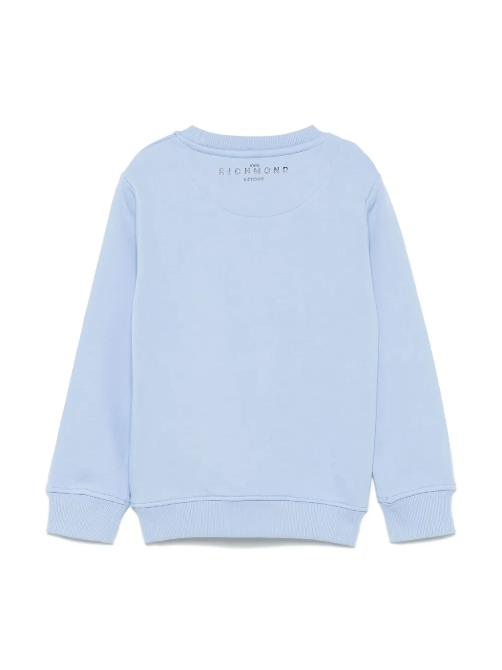 John Richmond Junior logo-print sweatshirt - Blauw