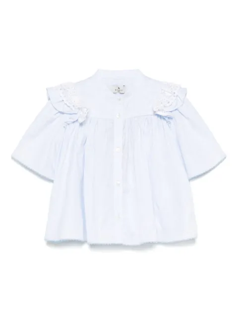 ETRO KIDS paisley-jacquard shirt