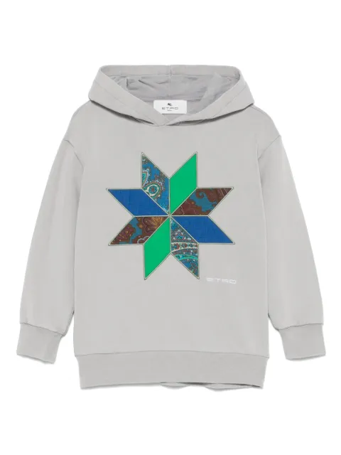 ETRO KIDS худи с нашивкой
