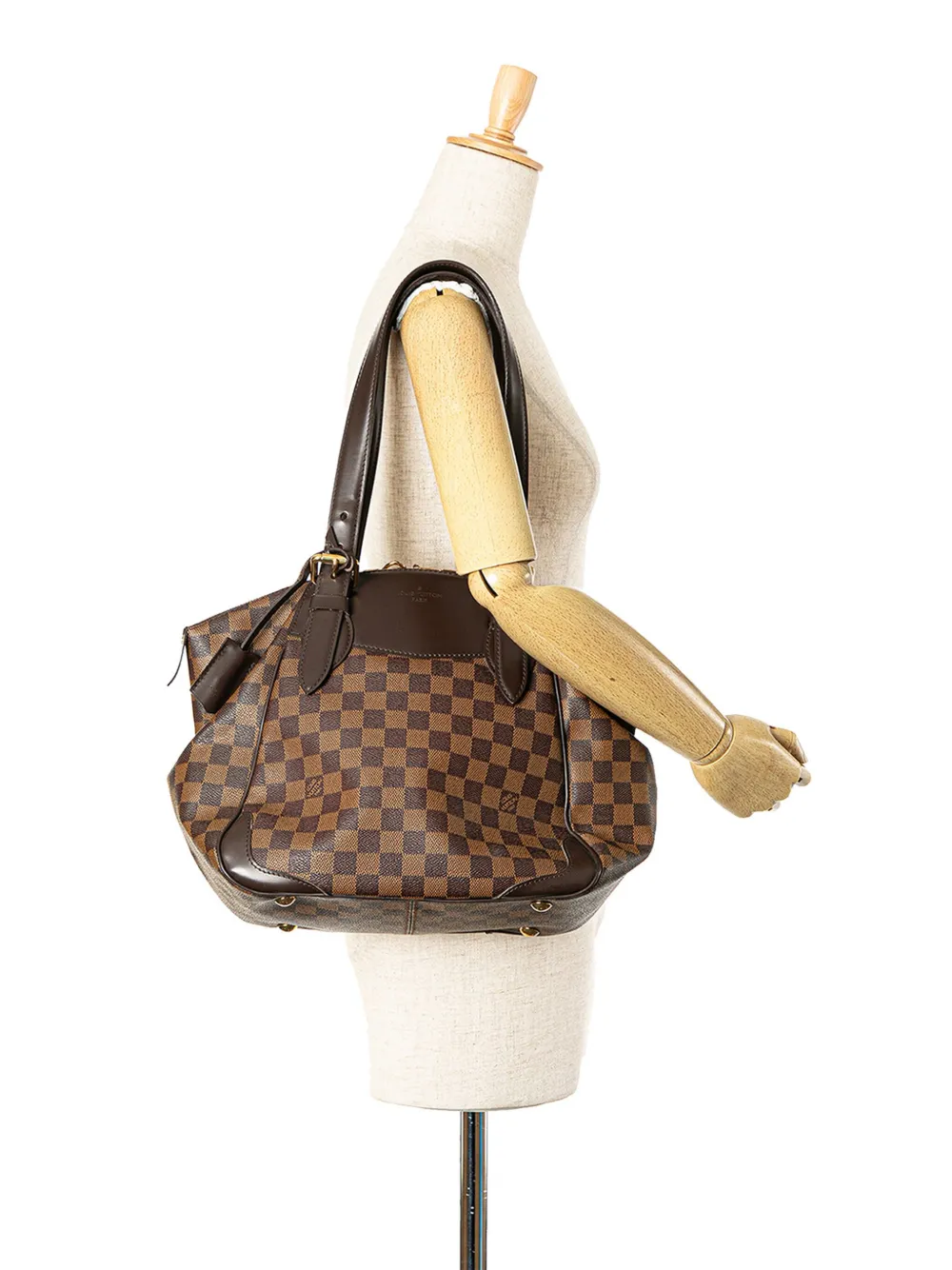 Louis Vuitton Pre-Owned 2010 Damier Ebene Verona MM shoulder bag - Bruin