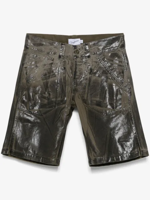 Vaquera coated shorts
