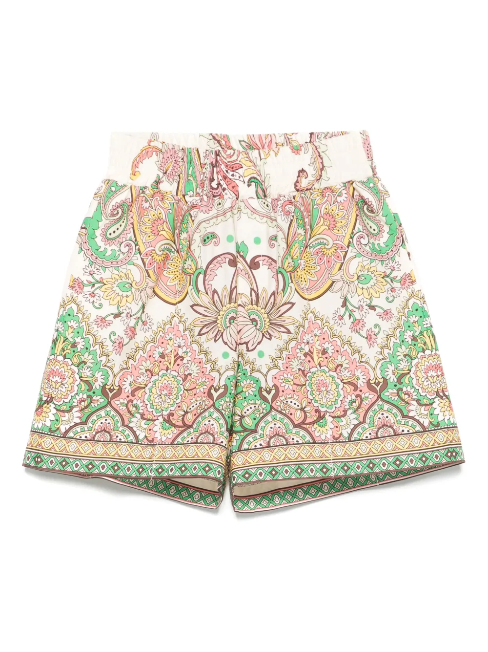 ETRO KIDS Shorts met paisley-print Beige