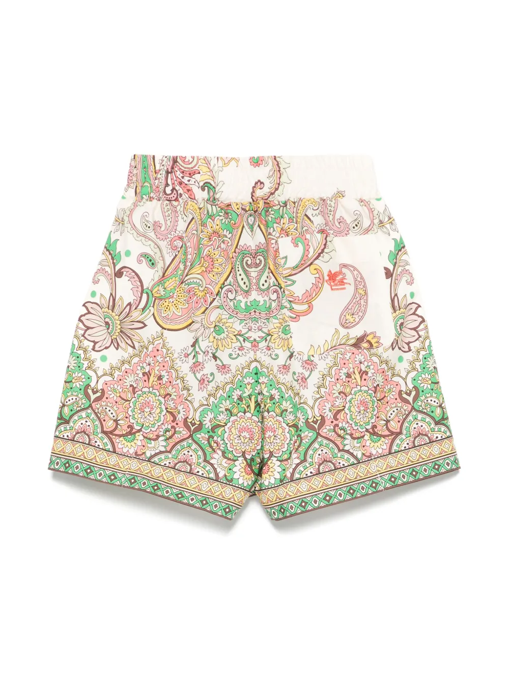 ETRO KIDS Shorts met paisley-print - Beige