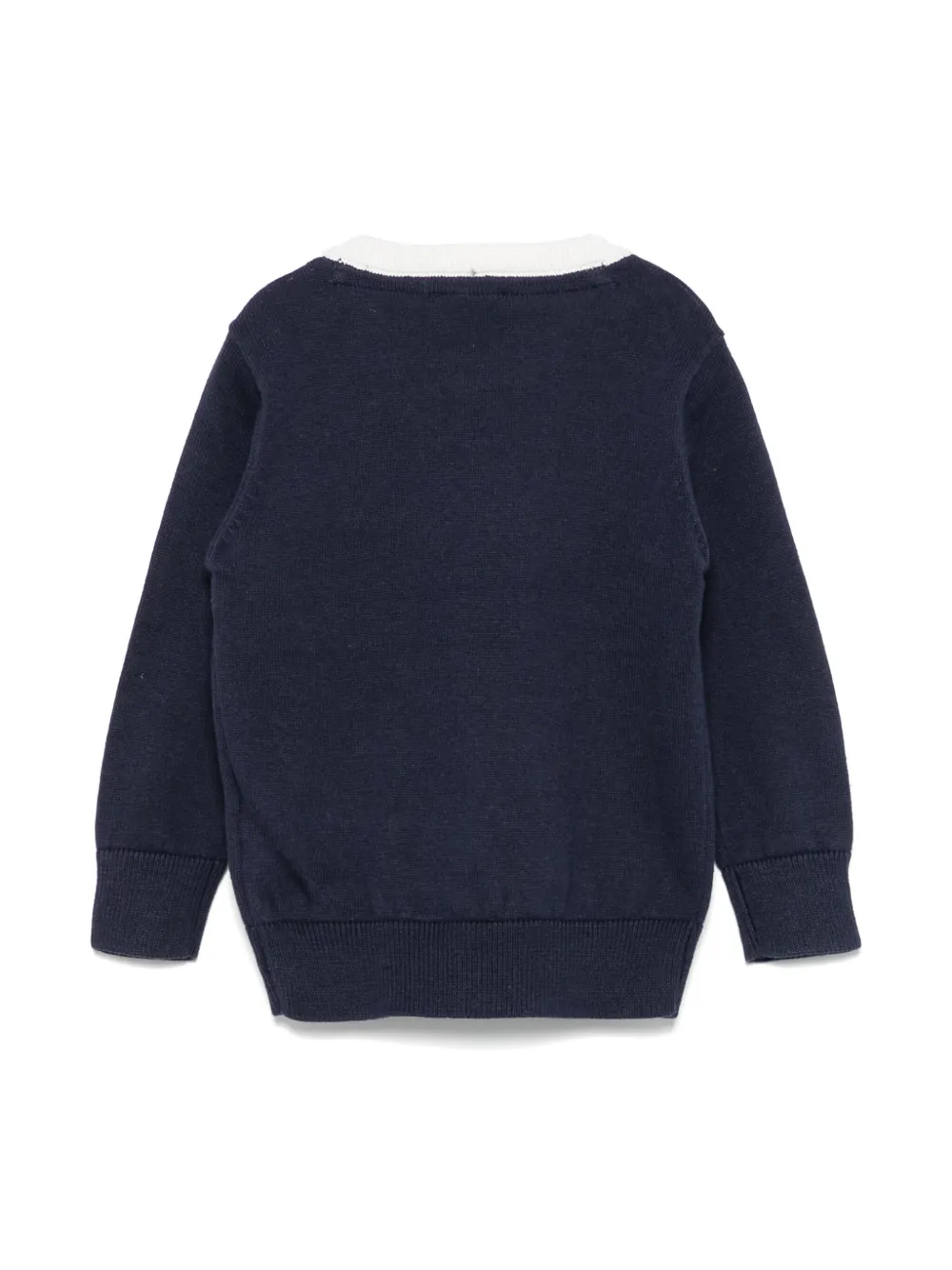 TRUSSARDI JUNIOR Trui met geborduurd logo Blauw