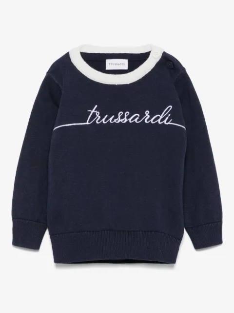 TRUSSARDI JUNIOR Trui met geborduurd logo