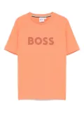 BOSS Kidswear logo-print T-shirt - Orange