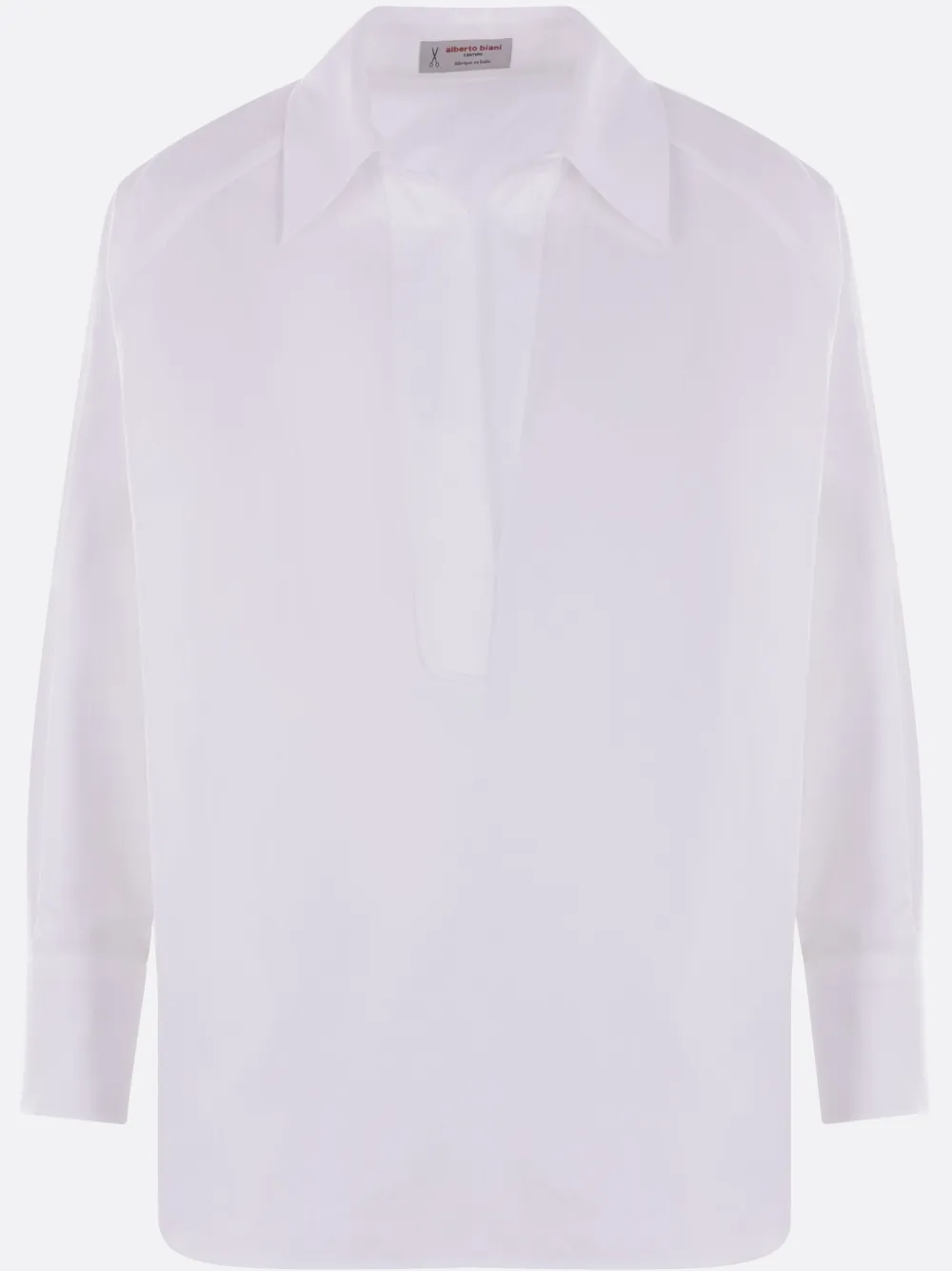 Alberto Biani Cotton Blouse In White