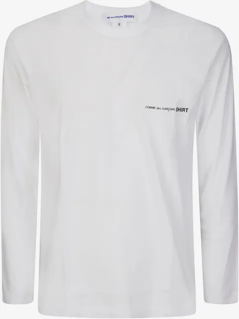 Comme Des Garçons Shirt logo long sleeves