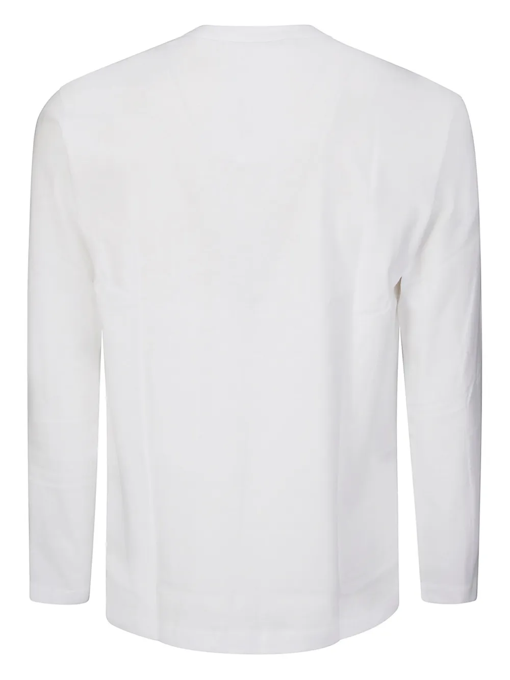 Comme Des Garçons Shirt logo long sleeves - Wit