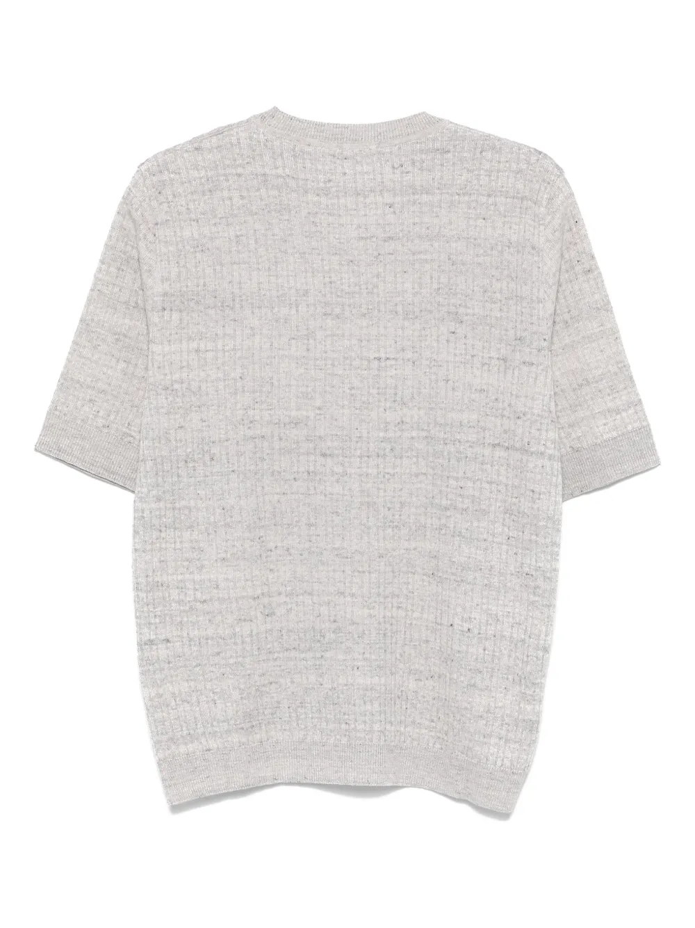 Lardini ribbed T-shirt - Grijs