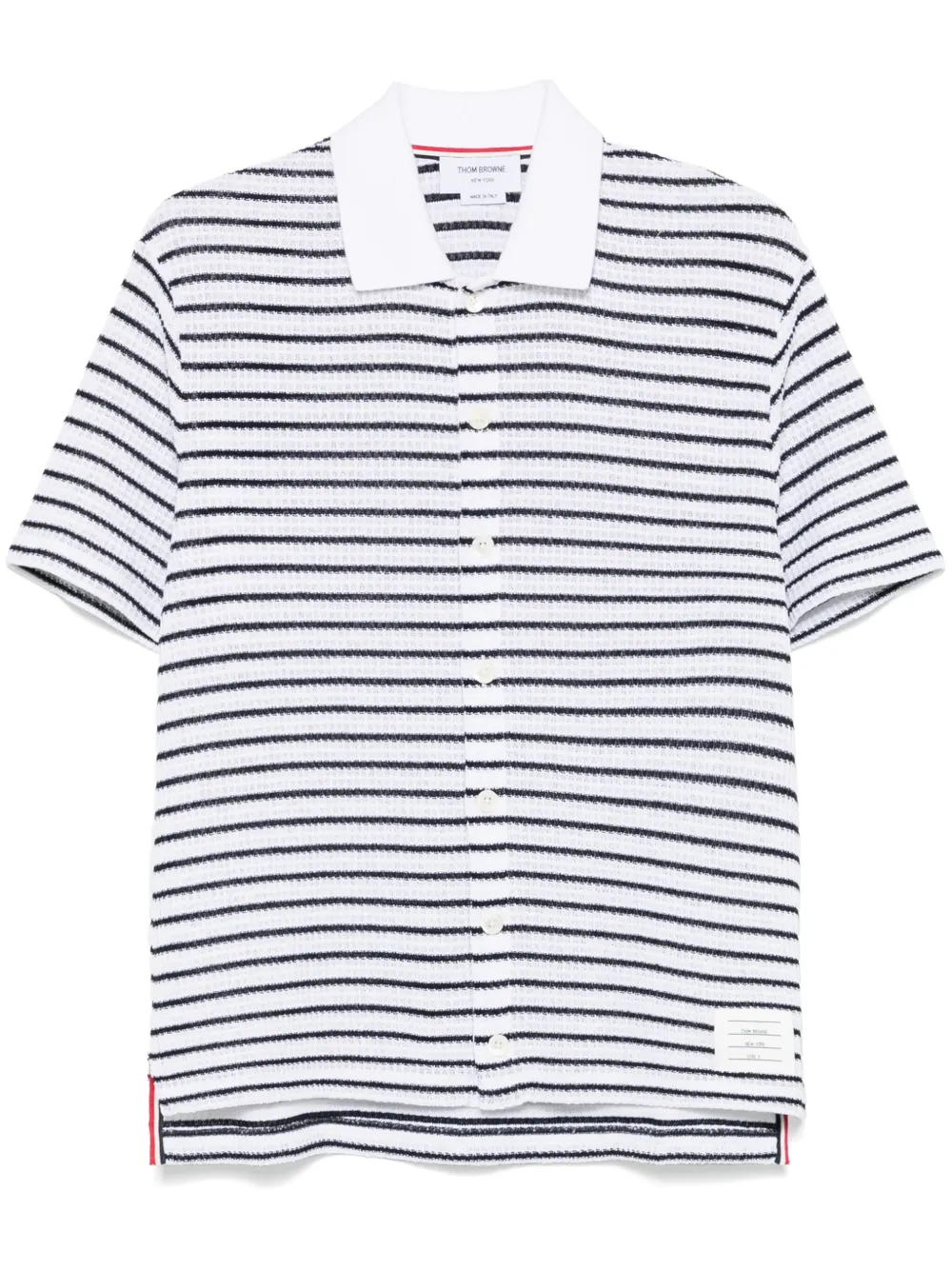 Thom Browne camisa con rayas estampadas | azul | Image 1