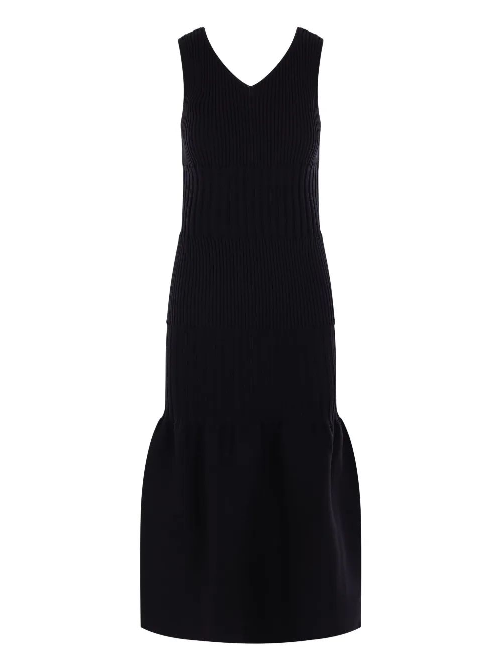 CFCL ribbed-knit dress - Zwart