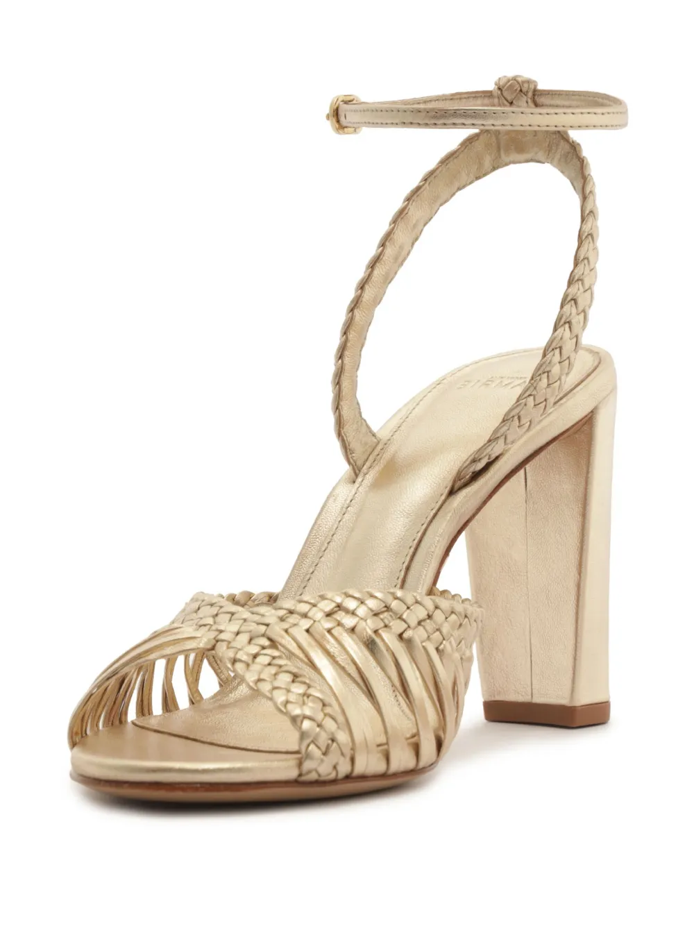 Alexandre Birman Agatha metallic sandalen Goud