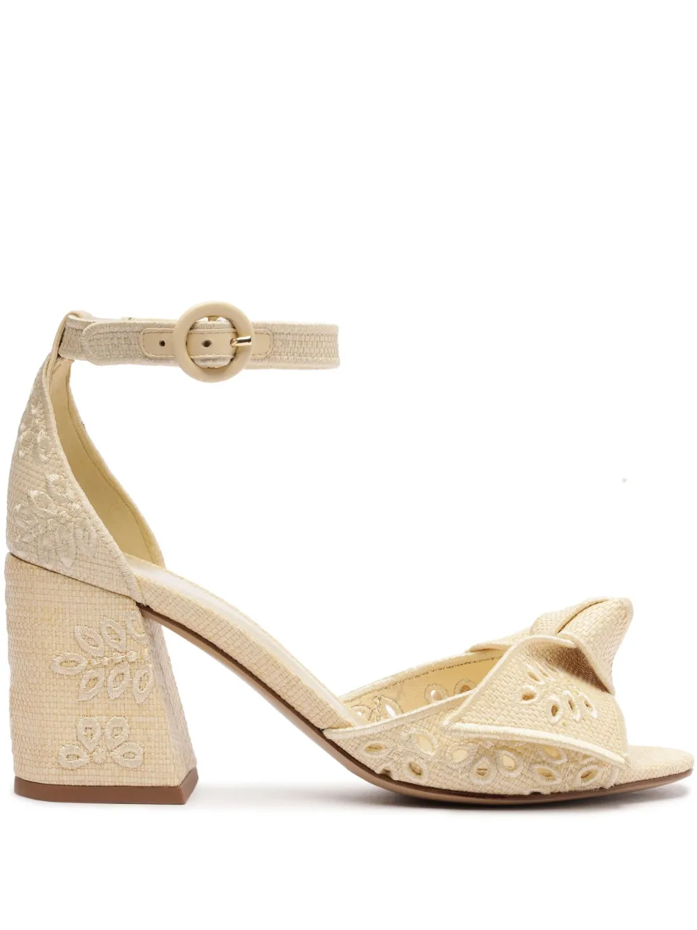 Alexandre Birman 75 mm Clarita sandalen Beige