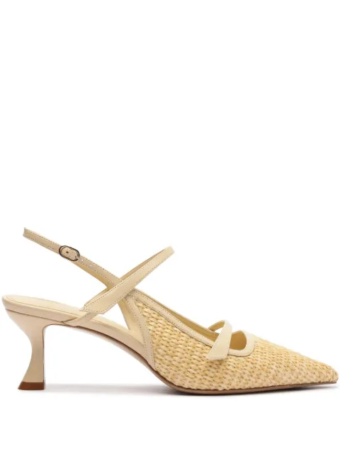 Alexandre Birman zapatillas Tita de rafia con tacón de 60mm