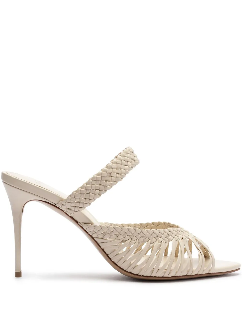 Alexandre Birman 85 mm Agatha sandalen Beige