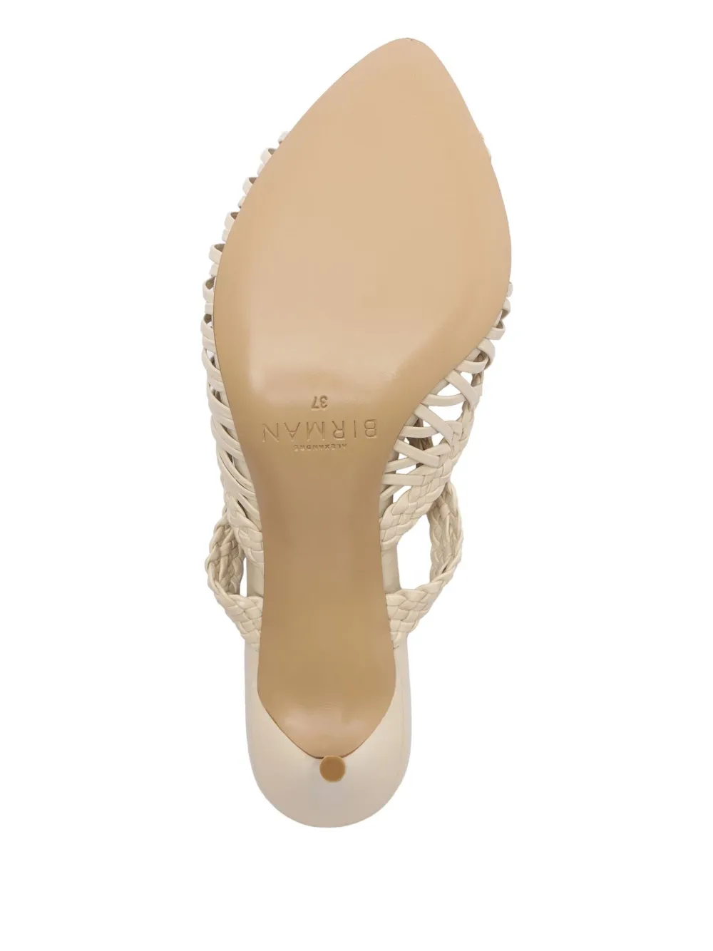 Alexandre Birman 85 mm Agatha sandalen Beige