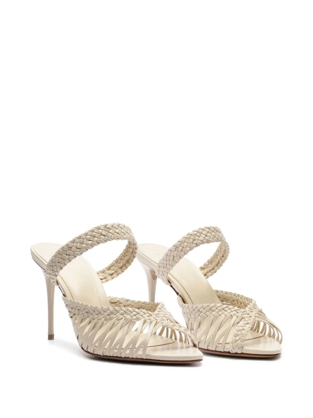 Alexandre Birman 85 mm Agatha sandalen Beige