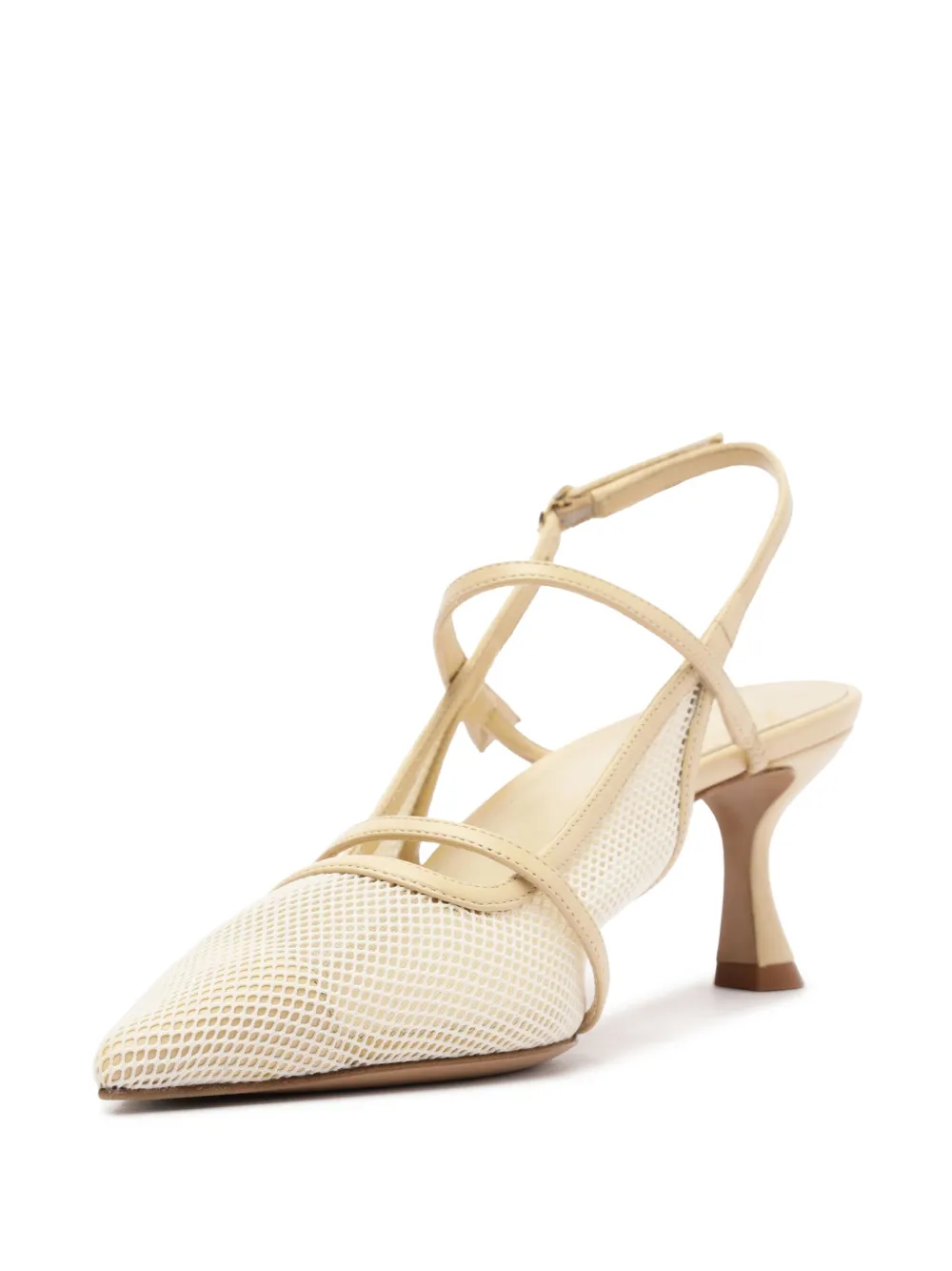 Alexandre Birman 60mm Tita Mesh pumps Neutrals
