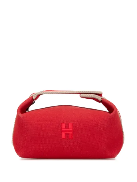 Hermès Pre-Owned 2020-2024 Small Toile Bride A Brac vanity bag