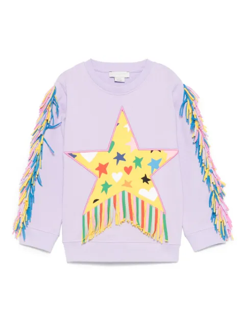 Stella McCartney Kids star-patch sweatshirt 