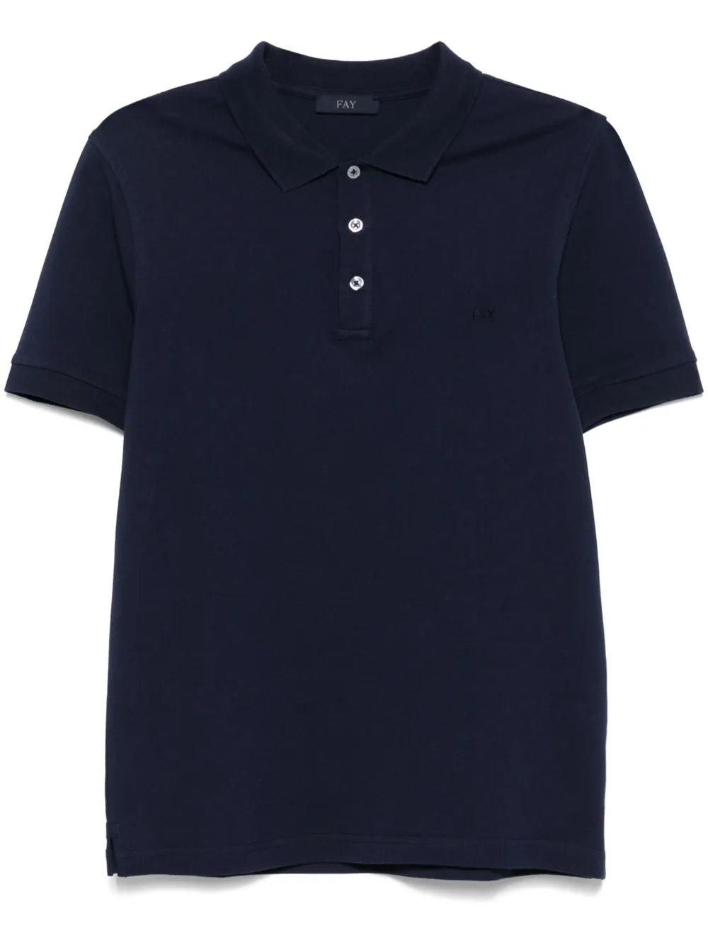 piqué-weave polo shirt