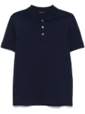 Fay piqué-weave polo shirt - Blue