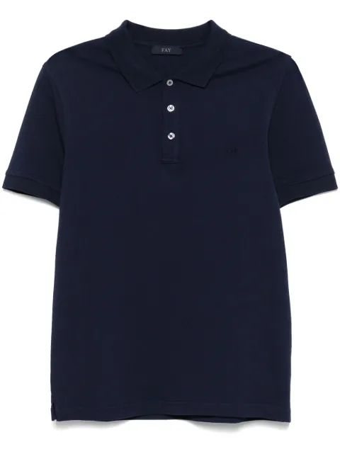 Fay playera tipo polo de piqué
