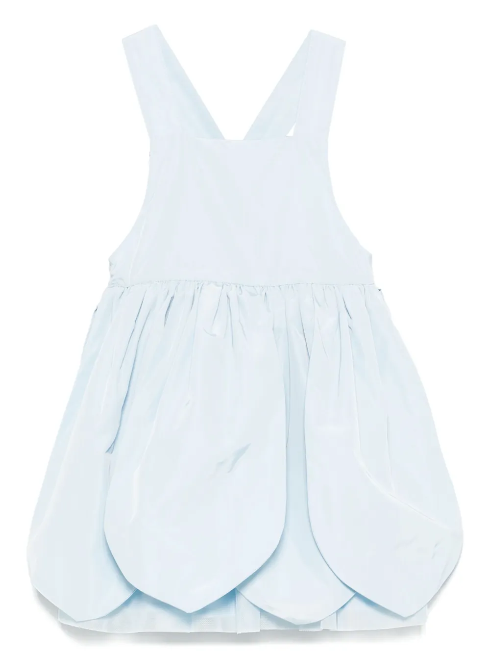 Stella McCartney Kids Jurk met vlakken Blauw