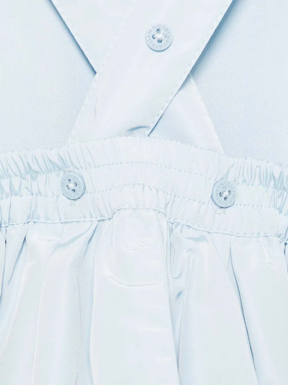 Stella McCartney Kids Jurk met vlakken Blauw