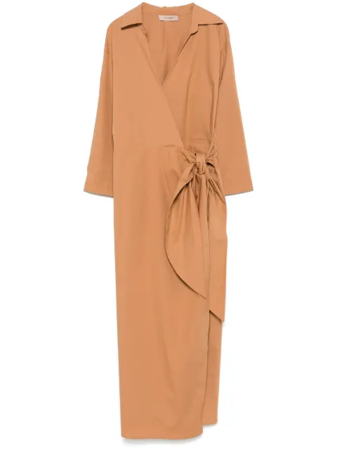 TWINSET vestido midi de popelina
