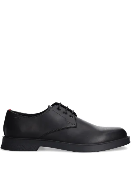 HUGO derbies en cuir - Noir - HUGO - Modalova