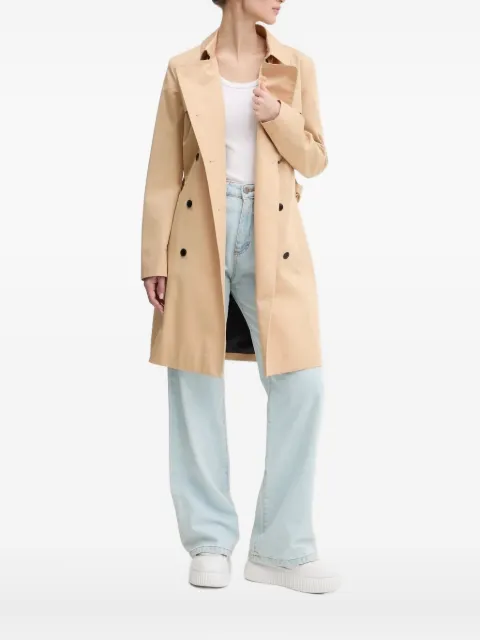 HUGO belted double-breasted trench coat