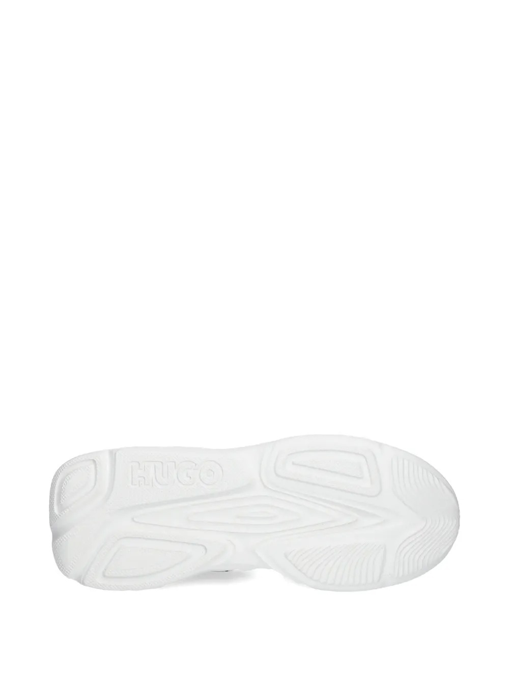 Hugo Boss Metallic-finish Sneakers In Silver