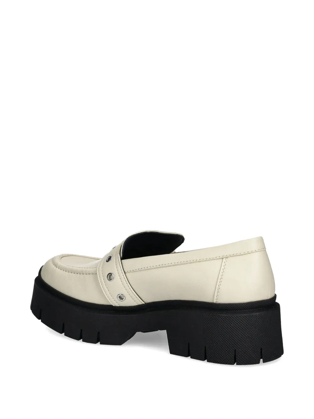 HUGO Leren loafers Wit