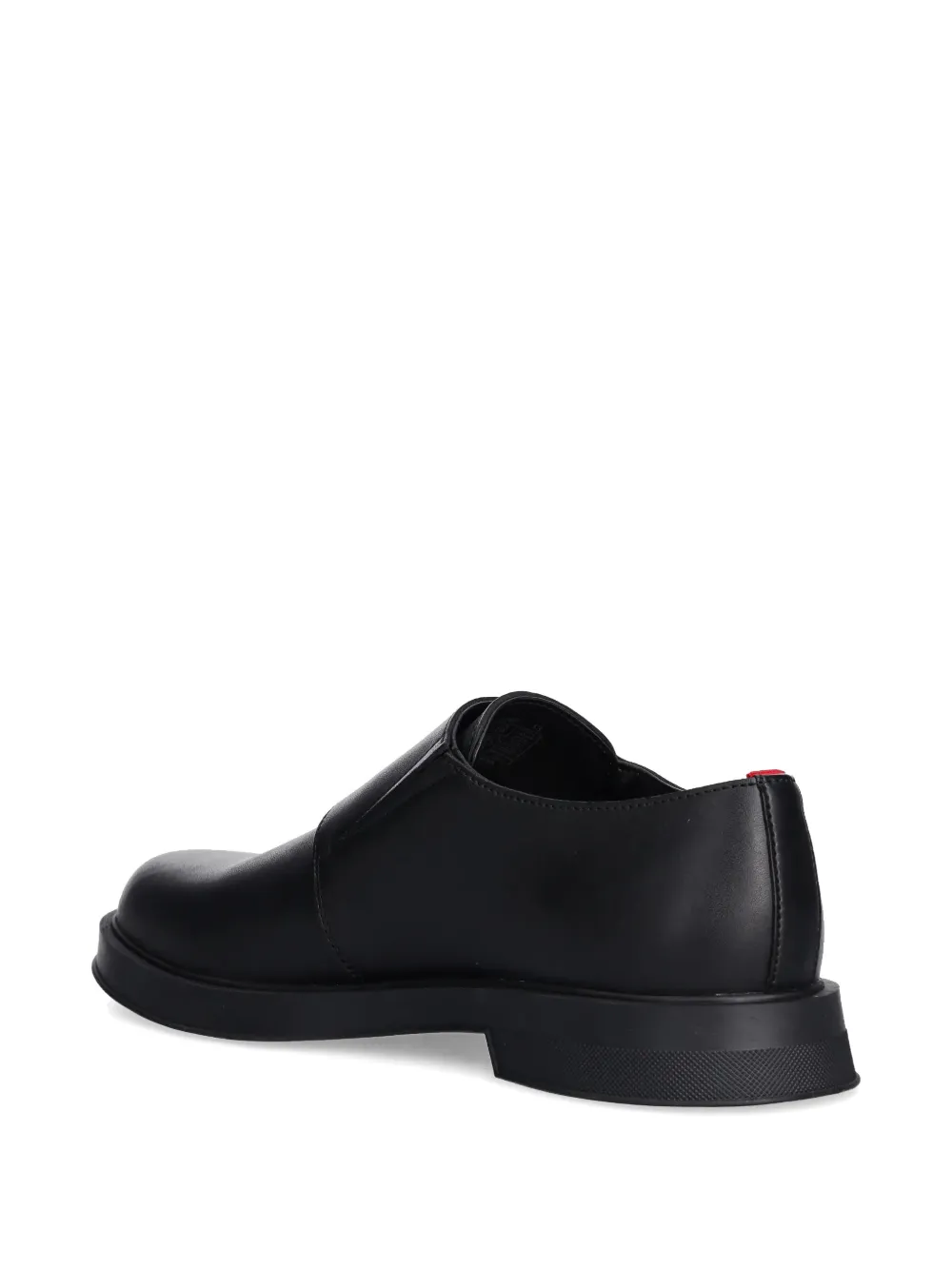 HUGO Leren loafers Zwart