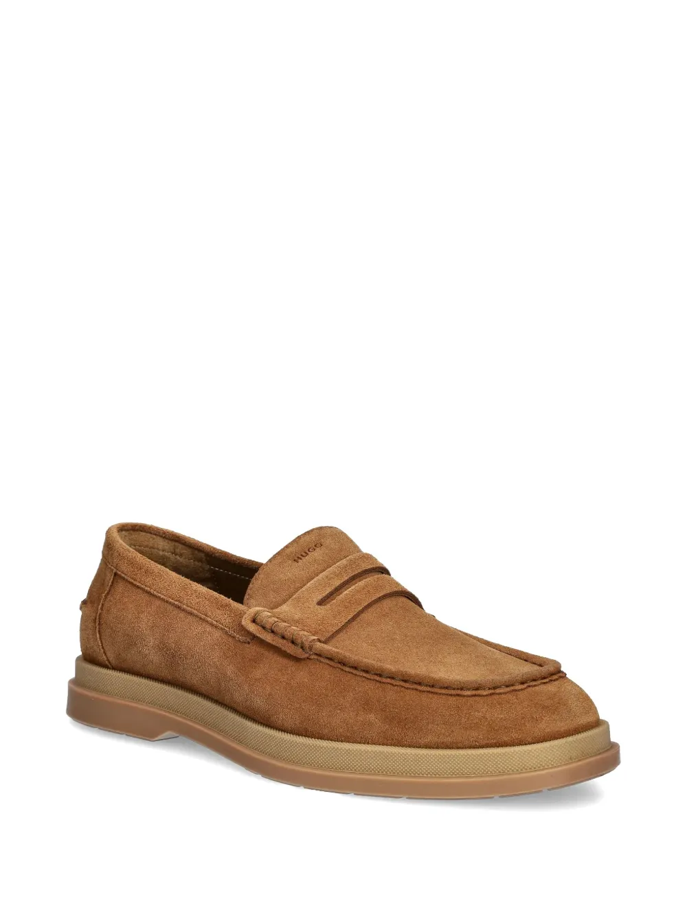 HUGO suede loafers - Bruin