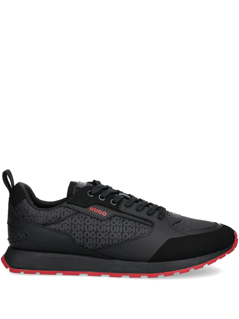 HUGO panelled sneakers Black